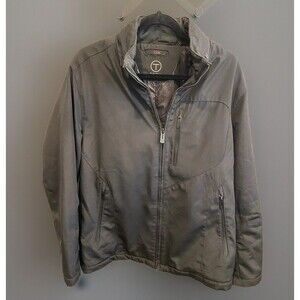 Tumi Tech Jacket Men's Medium Hooded Full Zip Black